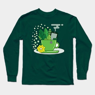 cup and phone Long Sleeve T-Shirt